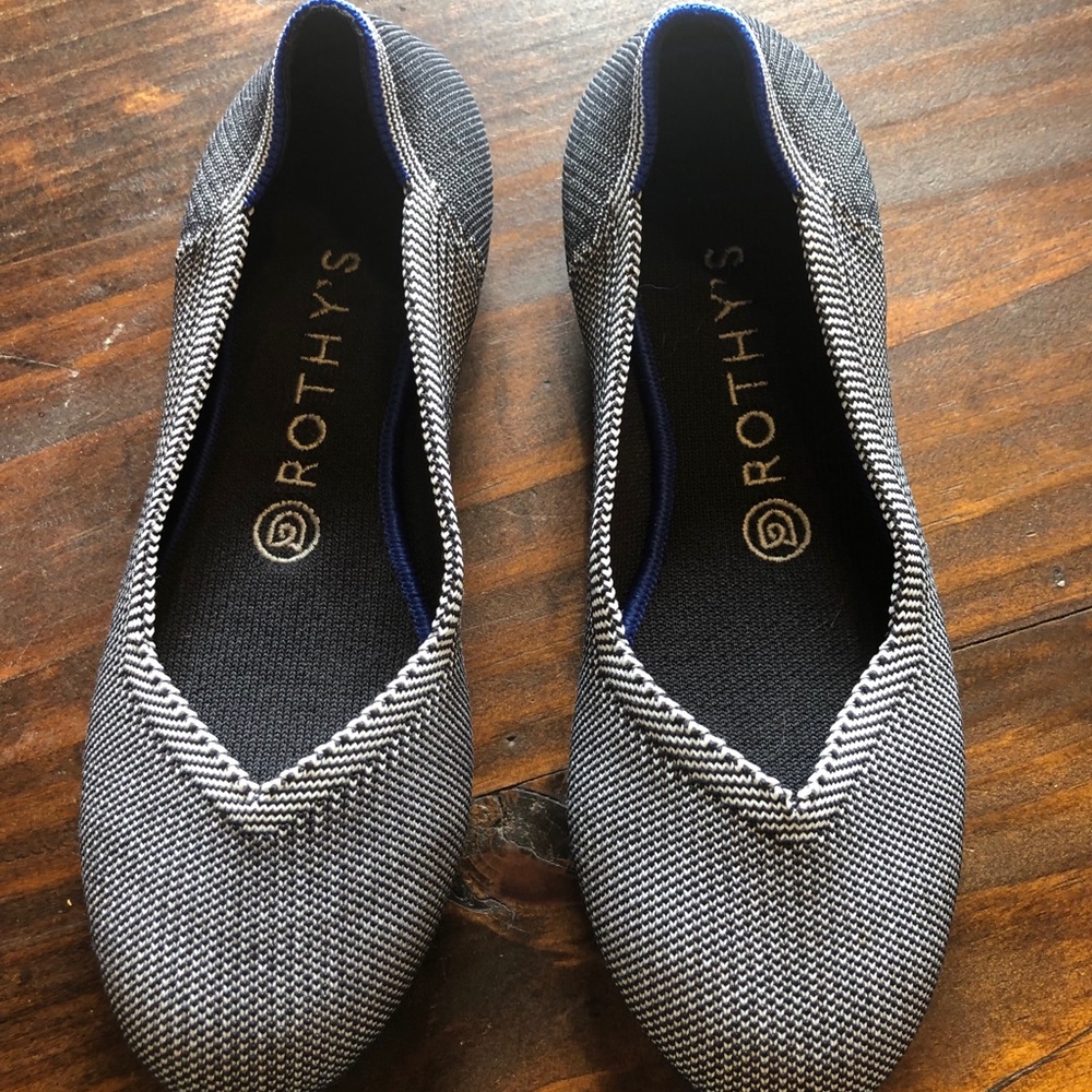 Rothy’s Grey Birdseye Flat - Shrunk in Dryer